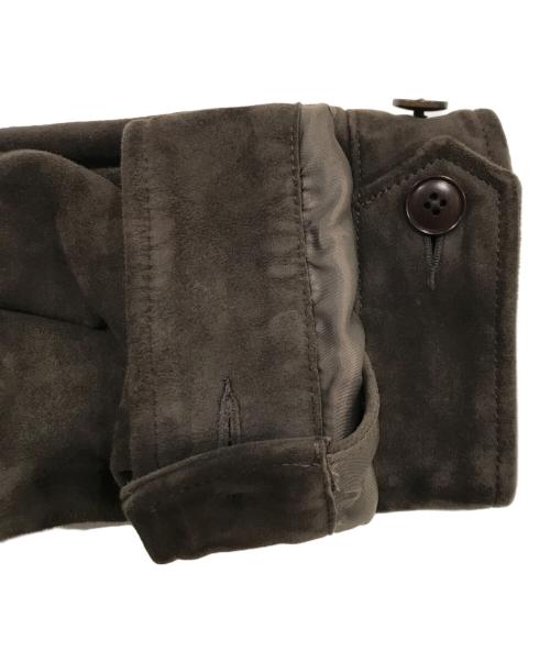 green label relaxing（グリーンレーベルリラクシング）green label relaxing (グリーンレーベルリラクシング) スウェードレザージャケット ブラウン サイズ:Lの古着・服飾アイテム