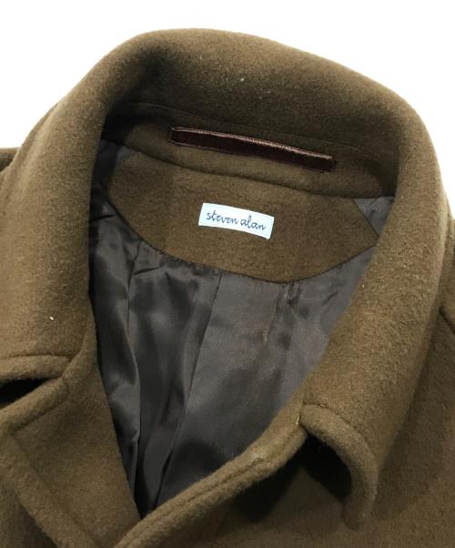 STEVEN ALAN（スティーブンアラン）STEVEN ALAN (スティーブンアラン) ステンカラーコート ブラウン サイズ:Lの古着・服飾アイテム