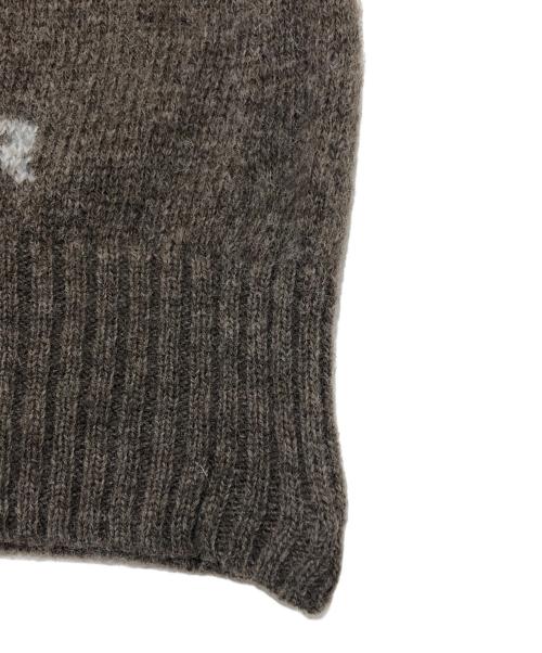 Hysteric Glamour（ヒステリックグラマー）Hysteric Glamour (ヒステリックグラマー) Hi!クルーネックニット ブラウン サイズ:FREEの古着・服飾アイテム