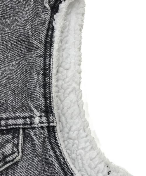 LEVI'S（リーバイス）LEVI'S (リーバイス) ボアベスト グレー サイズ:Lの古着・服飾アイテム