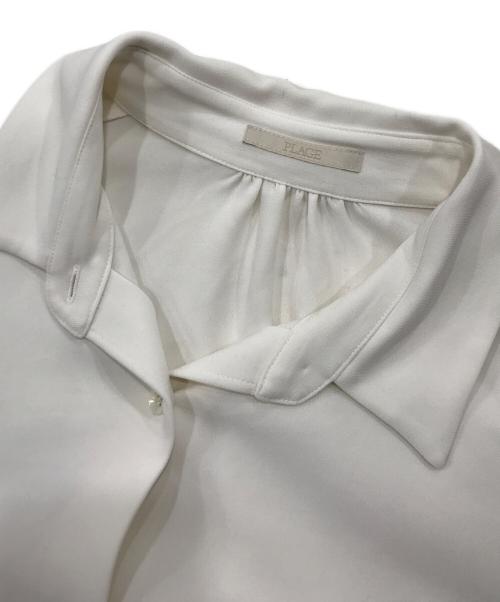 Plage（プラージュ）Plage (プラージュ) double cloth modern シャツ（ダブルクロスモダンシャツ） ホワイト サイズ:Fの古着・服飾アイテム