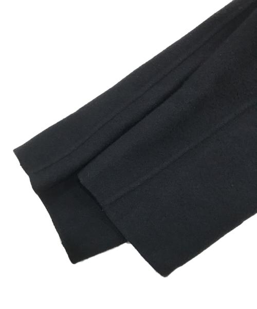 Spick and Span（スピック＆スパン）Spick and Span (スピックアンドスパン) SUPER110Sダブルビーバー ストールセットコート ブラック サイズ:38の古着・服飾アイテム