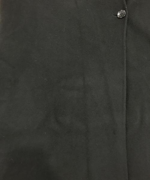 Spick and Span（スピック＆スパン）Spick and Span (スピックアンドスパン) SUPER110Sダブルビーバー ストールセットコート ブラック サイズ:38の古着・服飾アイテム