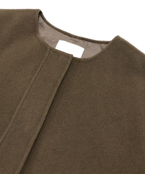 GALLARDA GALANTE（ガリャルダガランテ）GALLARDA GALANTE (ガリャルダガランテ) リバーノーカラーコート ブラウン サイズ:Freeの古着・服飾アイテム