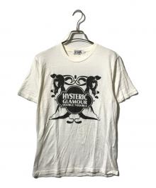 Hysteric Glamour（ヒステリックグラマー）の古着「OUTSIDERガールTシャツ/プリントTシャツ」｜ホワイト