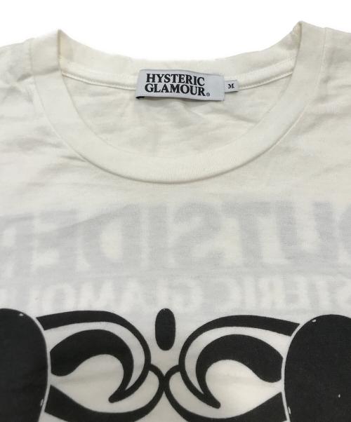Hysteric Glamour（ヒステリックグラマー）Hysteric Glamour (ヒステリックグラマー) OUTSIDERガールTシャツ/プリントTシャツ ホワイト サイズ:Mの古着・服飾アイテム