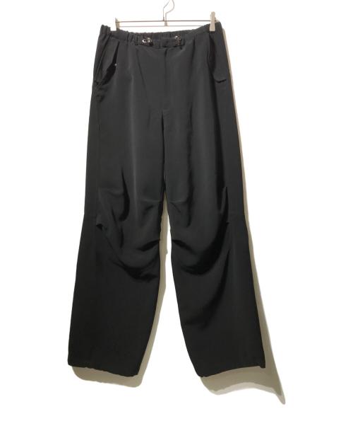 CONZ（コンズ）CONZ (コンズ) オーバータックパンツ ブラック サイズ:3の古着・服飾アイテム
