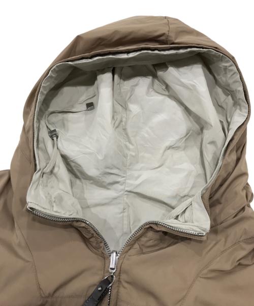 MaxMara（マックスマーラ）MaxMara (マックスマーラ) ザキューブ ナイロン コート ベージュ×ブラウン サイズ:38の古着・服飾アイテム