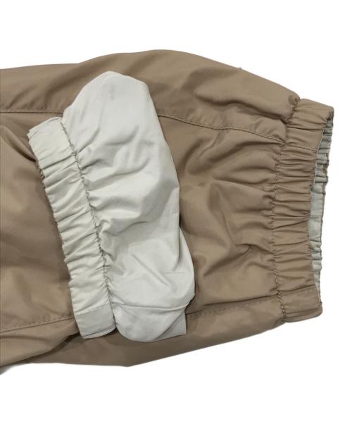 MaxMara（マックスマーラ）MaxMara (マックスマーラ) ザキューブ ナイロン コート ベージュ×ブラウン サイズ:38の古着・服飾アイテム