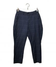 COMME des GARCONS HOMME DEUX（コムデギャルソン オム ドゥ）の古着「ポリ縮絨スラックス」｜ネイビー