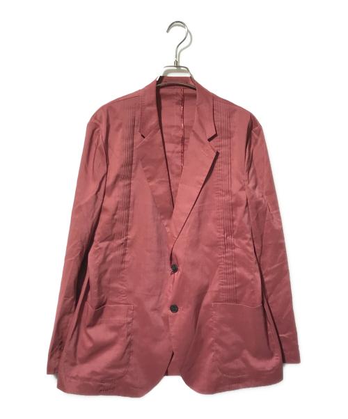 LANVIN en Bleu（ランバンオンブルー）LANVIN en Bleu (ランバンオンブルー) テーラードジャケット/リネン混ジャケット ブラウン サイズ:50の古着・服飾アイテム