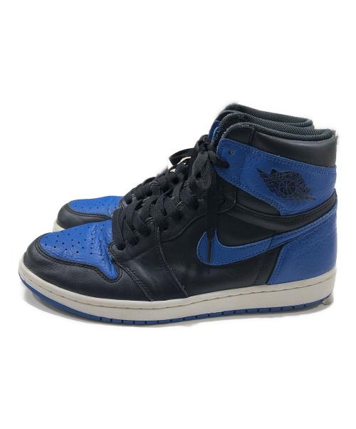 NIKE（ナイキ）NIKE (ナイキ) AIR JORDAN1 ブルー×ブラック サイズ:28の古着・服飾アイテム