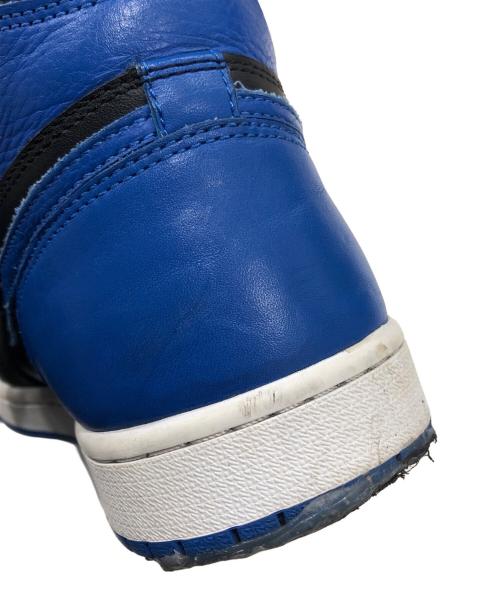 NIKE（ナイキ）NIKE (ナイキ) AIR JORDAN1 ブルー×ブラック サイズ:28の古着・服飾アイテム