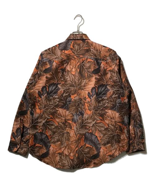 BEAMS PLUS（ビームスプラス）BEAMS PLUS (ビームスプラス) カモフラージュ ジャカード アドベンチャー シャツジャケット ブラウン サイズ:S 未使用品の古着・服飾アイテム