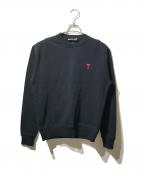 AMI Alexandre Mattiussiアミアレクサンドルマテュッシ）の古着「ロゴ刺繍スウェット」｜ブラック