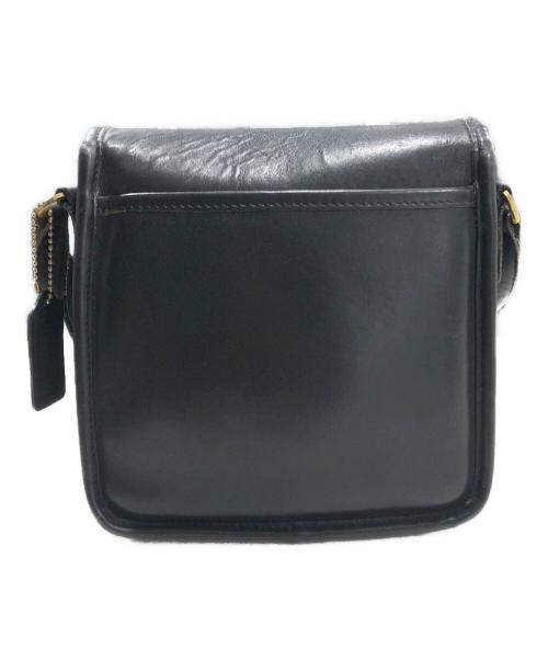 OLD COACH（オールドコーチ）OLD COACH (オールドコーチ) レザーショルダーバッグ ブラックの古着・服飾アイテム