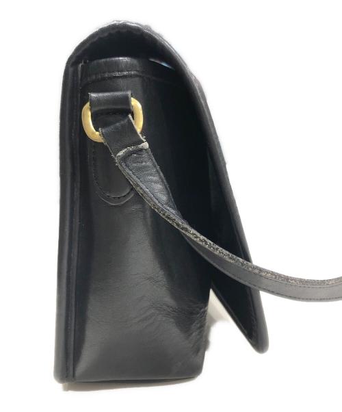 OLD COACH（オールドコーチ）OLD COACH (オールドコーチ) レザーショルダーバッグ ブラックの古着・服飾アイテム