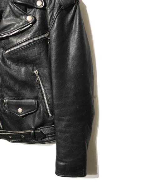 HARLEY-DAVIDSON（ハーレーダビッドソン）HARLEY-DAVIDSON (ハーレーダビッドソン) ライダースジャケット ブラック サイズ:Mの古着・服飾アイテム