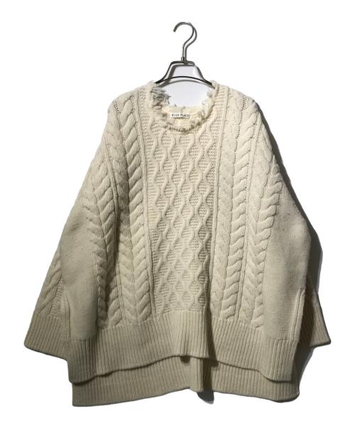 R'IAM - Plage（リアム プラージュ）R'IAM - Plage (リアム プラージュ) ケーブル BIG プルオーバー アイボリー サイズ:FREEの古着・服飾アイテム