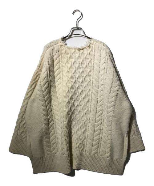 R'IAM - Plage（リアム プラージュ）R'IAM - Plage (リアム プラージュ) ケーブル BIG プルオーバー アイボリー サイズ:FREEの古着・服飾アイテム