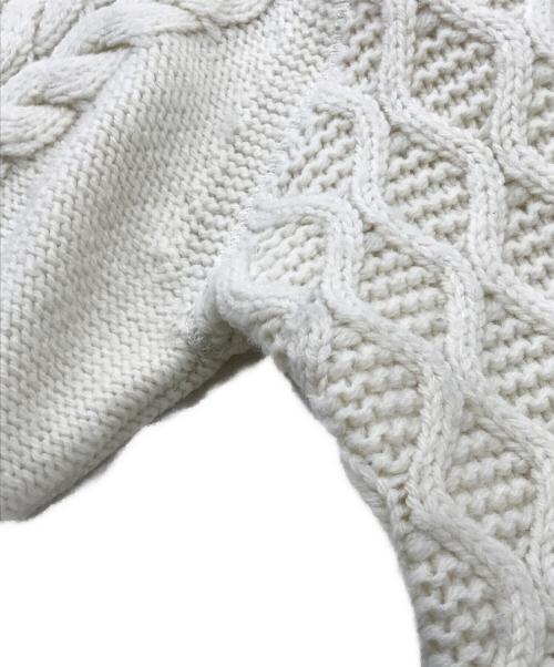 R'IAM - Plage（リアム プラージュ）R'IAM - Plage (リアム プラージュ) ケーブル BIG プルオーバー アイボリー サイズ:FREEの古着・服飾アイテム