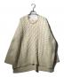 R'IAM - Plage（リアム プラージュ）の古着「ケーブル BIG プルオーバー」｜アイボリー