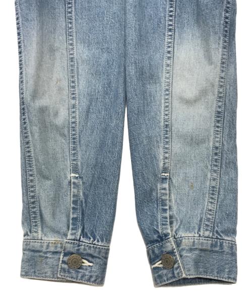 Ron Herman VINTAGE（ロンハーマン ヴィンテージ）Ron Herman VINTAGE (ロンハーマン ヴィンテージ) ノーカラーデニムジャケット／ヴィンテージライクジャケット インディゴ サイズ:ＸＳの古着・服飾アイテム