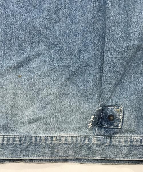 Ron Herman VINTAGE（ロンハーマン ヴィンテージ）Ron Herman VINTAGE (ロンハーマン ヴィンテージ) ノーカラーデニムジャケット／ヴィンテージライクジャケット インディゴ サイズ:ＸＳの古着・服飾アイテム