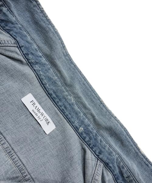 FRAMeWORK（フレームワーク）FRAMeWORK (フレームワーク) Johnbull (ジョンブル) ダメージシャンブレーシャツ インディゴ サイズ:freeの古着・服飾アイテム