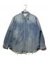 FRAMeWORK（フレームワーク）の古着「ダメージシャンブレーシャツ」｜インディゴ