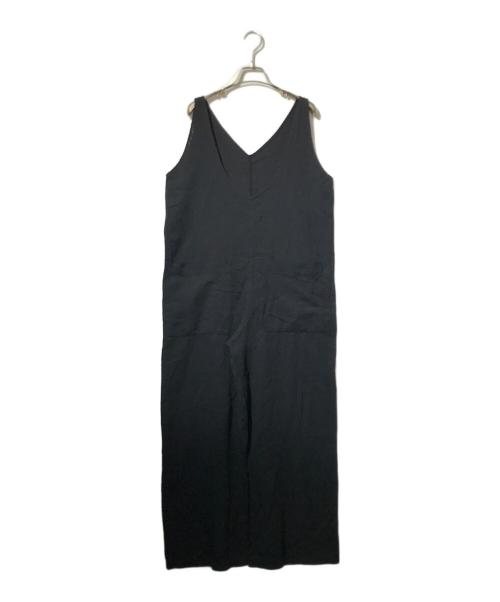 LES ATELIERS FRANCAIS DE CONFECTION（ル アトリエフランセ デ コンフェクション）LES ATELIERS FRANCAIS DE CONFECTION (ル アトリエフランセ デ コンフェクション) Plage (プラージュ) 別注 NEW ジャンプスーツ/オールインワン ブラック サイズ:2の古着・服飾アイテム