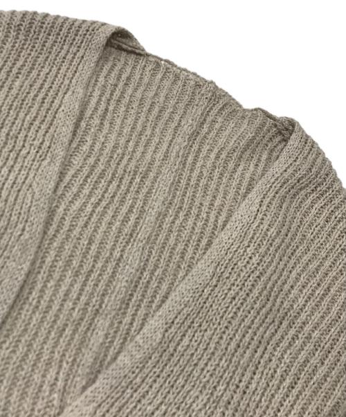 MUSE de Deuxieme Classe（ミューズ ドゥーズィエム クラス）MUSE de Deuxieme Classe (ミューズ ドゥーズィエム クラス) Lily Linen ロングカーディガン ベージュ サイズ:表記なしの古着・服飾アイテム