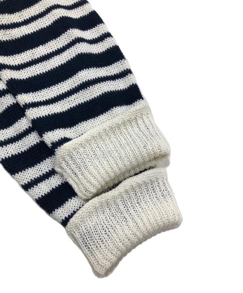 Curensology（カレンソロジー）Curensology (カレンソロジー) マルチボーダーニットプルオーバー アイボリー サイズ:Fの古着・服飾アイテム