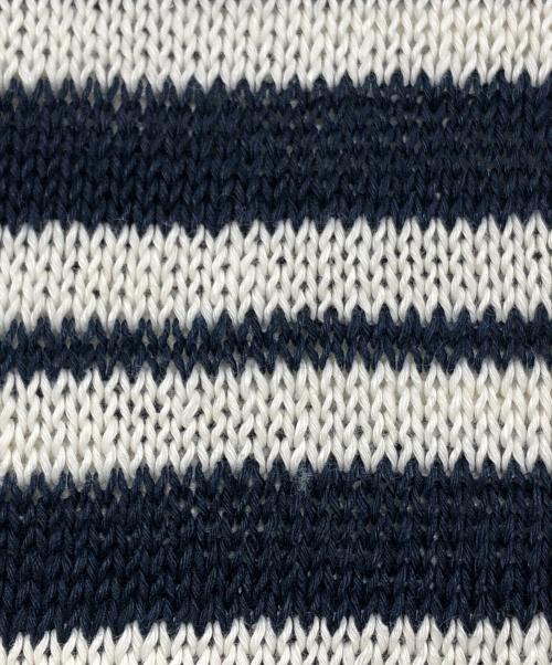 Curensology（カレンソロジー）Curensology (カレンソロジー) マルチボーダーニットプルオーバー アイボリー サイズ:Fの古着・服飾アイテム