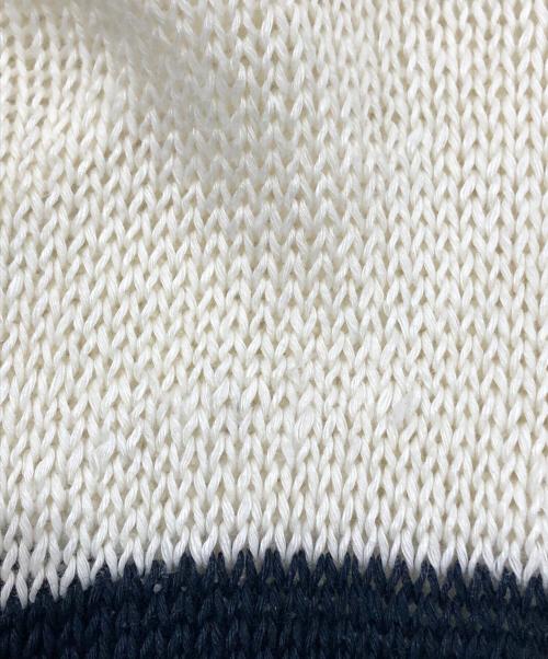 Curensology（カレンソロジー）Curensology (カレンソロジー) マルチボーダーニットプルオーバー アイボリー サイズ:Fの古着・服飾アイテム