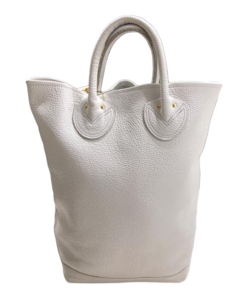 YOUNG & OLSEN The DRYGOODS STORE（ヤングアンドオルセン ザ ドライグッズストア）YOUNG & OLSEN The DRYGOODS STORE (ヤングアンドオルセン ザ ドライグッズストア) EMBOSSED LEATHER HAVERSACK M アイボリーの古着・服飾アイテム