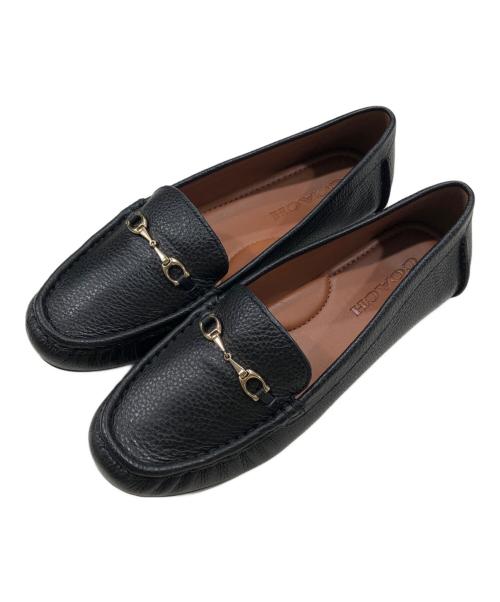 COACH（コーチ）COACH (コーチ) メイビスドライビングシューズ ブラック サイズ:6.5の古着・服飾アイテム