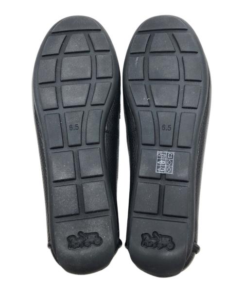 COACH（コーチ）COACH (コーチ) メイビスドライビングシューズ ブラック サイズ:6.5の古着・服飾アイテム