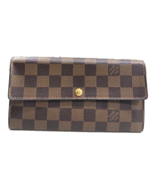 LOUIS VUITTON（ルイ ヴィトン）LOUIS VUITTON (ルイ ヴィトン) 長財布 ブラウンの古着・服飾アイテム