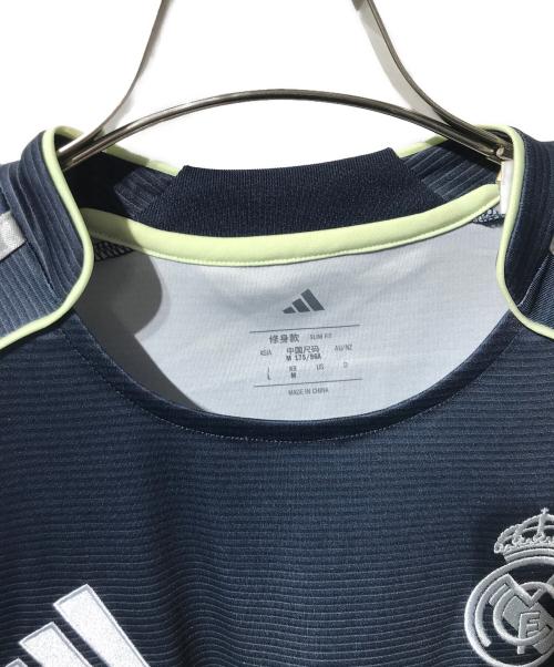 adidas（アディダス）adidas (アディダス) ゲームシャツ ネイビー サイズ:Lの古着・服飾アイテム