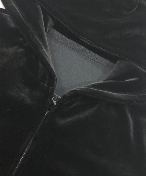 VELOUR NOIR by FOXEY NEWYORK（ベロア ノワール by フォクシー ニューヨーク）VELOUR NOIR by FOXEY NEWYORK (ベロア ノワール by フォクシー ニューヨーク) ベロアセットアップ ブラック サイズ:38の古着・服飾アイテム