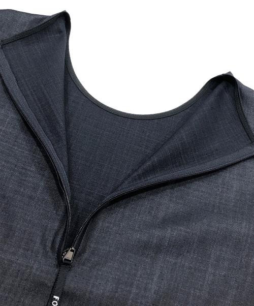 FOXEY NEWYORK（フォクシーニューヨーク）FOXEY NEWYORK (フォクシーニューヨーク) ブラウスTop Flounce Petal ネイビー サイズ:38の古着・服飾アイテム