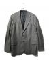 TOMORROW LAND PILGRIM（トゥモローランド ピルグリム）の古着「Super120'sウールポリエステル ホップサック シングルブレステッド2Bジャケット」｜グレー