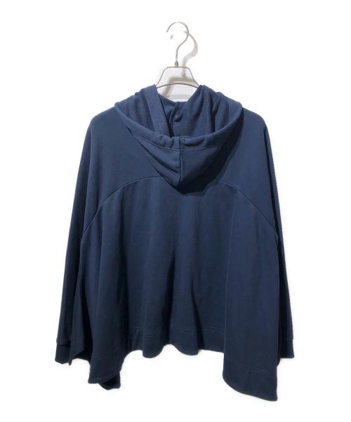 LOEWE（ロエベ）LOEWE (ロエベ) Oversize Anagram Embroidered Zip Hoodie ネイビー サイズ:Sの古着・服飾アイテム
