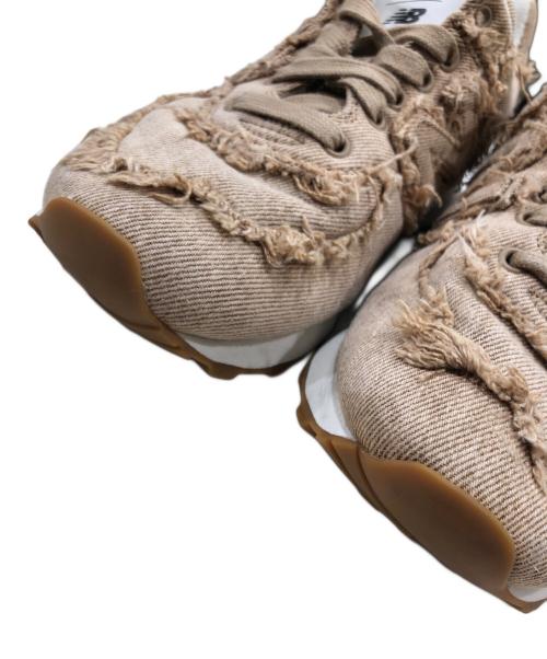 NEW BALANCE（ニューバランス）NEW BALANCE (ニューバランス) MIU MIU (ミュウミュウ) 574デニムスニーカー ブラウン サイズ:38の古着・服飾アイテム