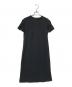 49AV junko shimada（フォーティーナインアベニュージュンコシマダ）の古着「半袖ワンピース」｜ブラック