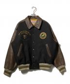 McGREGORマクレガー）の古着「切替スタジャン」｜ブラウン×ブラック