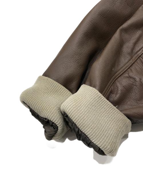 McGREGOR（マクレガー）McGREGOR (マクレガー) 切替スタジャン ブラウン×ブラック サイズ:Mの古着・服飾アイテム