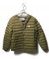 NANGA White Label（ナンガホワイトレーベル）の古着「ダウンカーディガン」｜カーキ