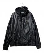 DOLCE & GABBANAドルチェ＆ガッバーナ）の古着「ナイロンフーディージャケット」｜ブラック